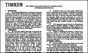 Carlisle Belts by Timken Terms and Conditions Document