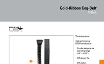 Browse Product Spec & Features Gold-Ribbon Cog-Belt Brochure