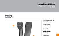 Browse Product Spec & Features in Super Blue-Ribbon V-Belt Brochure