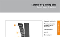 Browse Features and Dimensions Synchro-Cog Timing Belts Brochure